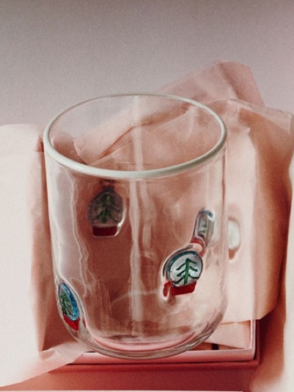 Anthropologie icon Juice Glass - Snowglobes 2025’ Christmas exclusive